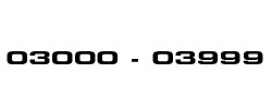 Kategorie 03000 - 03999